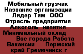 Мобильный грузчик › Название организации ­ Лидер Тим, ООО › Отрасль предприятия ­ Алкоголь, напитки › Минимальный оклад ­ 18 000 - Все города Работа » Вакансии   . Пермский край,Гремячинск г.
